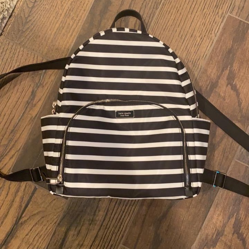Kate spade striped backpack